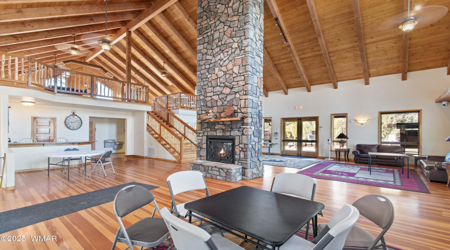 Clubhouse Fireplace