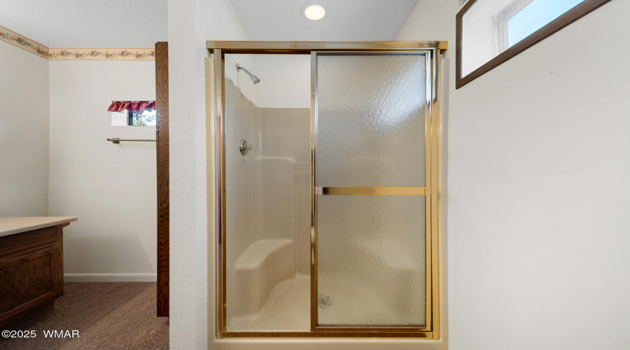 S master bath shower stall