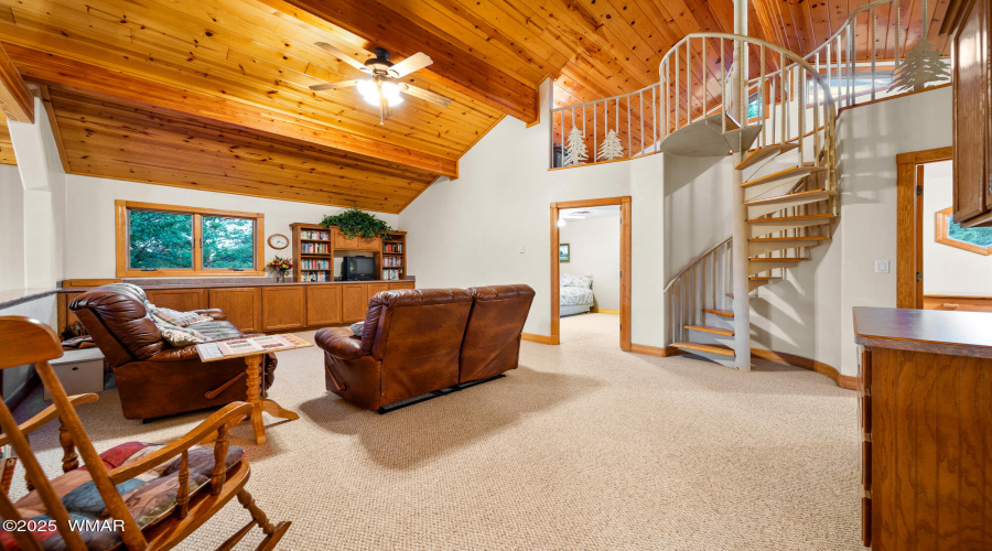 F upstairs loft view to 3rd level