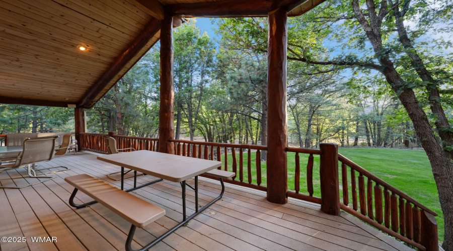F side covered deck