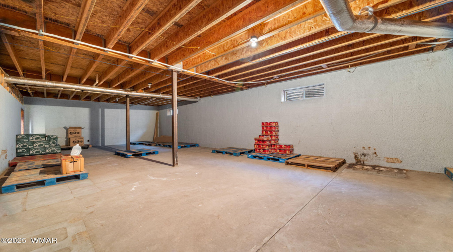 basement storage room