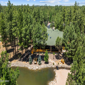 Situated on a serene pond