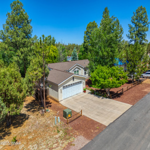 Drone Front Driveway