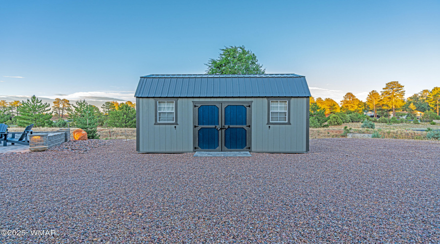 Shed with power