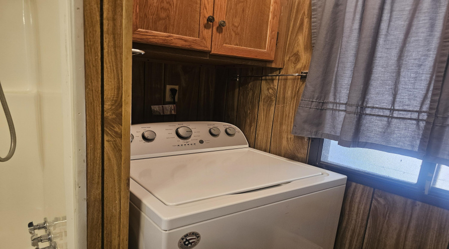 Washer in Bathroom