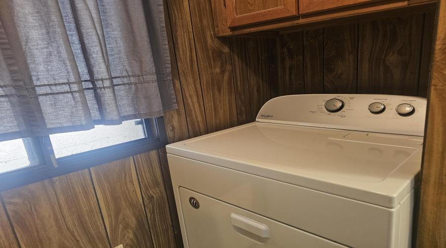 Dryer in Bathroom