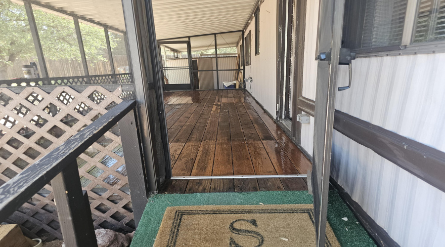 Entry to Covered Porch