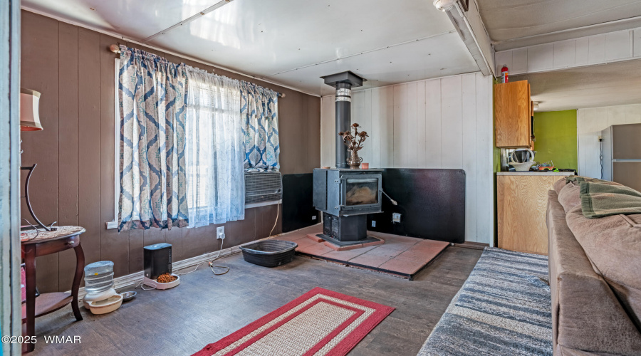wood stove