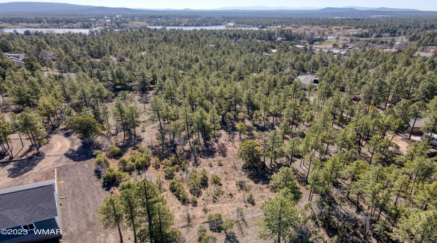 Aerial Near Rainbow Lake