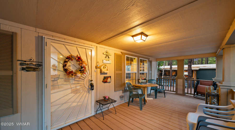 Covered Front Deck