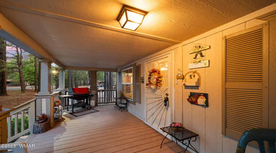 Covered Front Deck