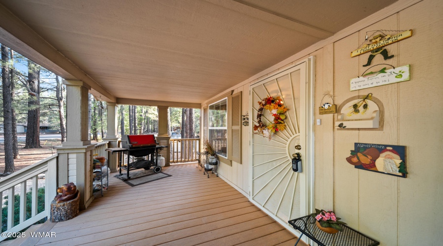 Covered Front Deck