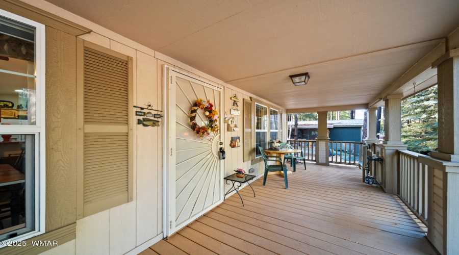 Covered Front Deck