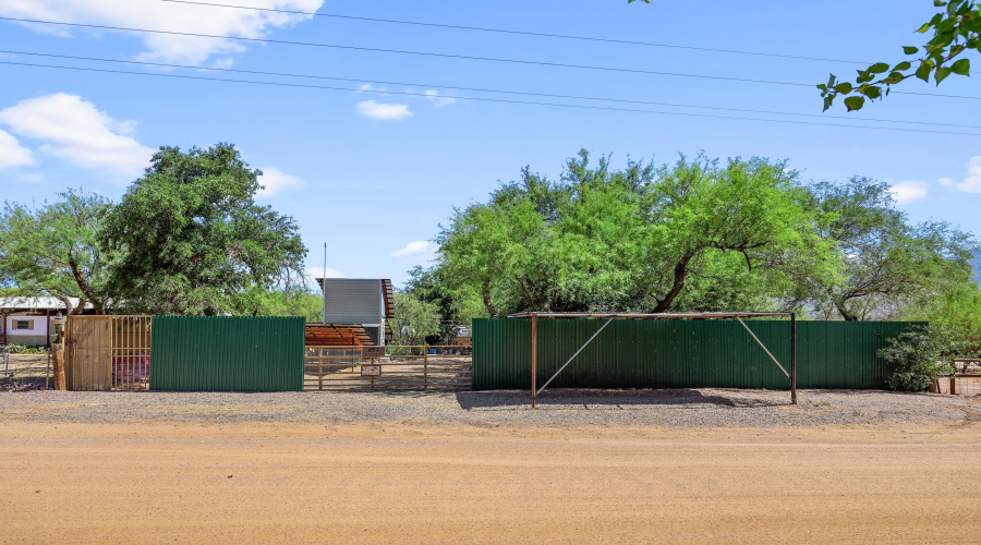 View from Road- Gated