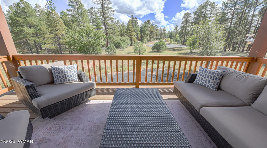 Upstairs Deck with Views