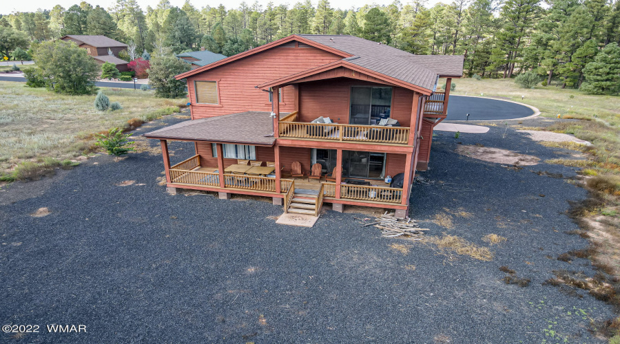 Aerial Back View