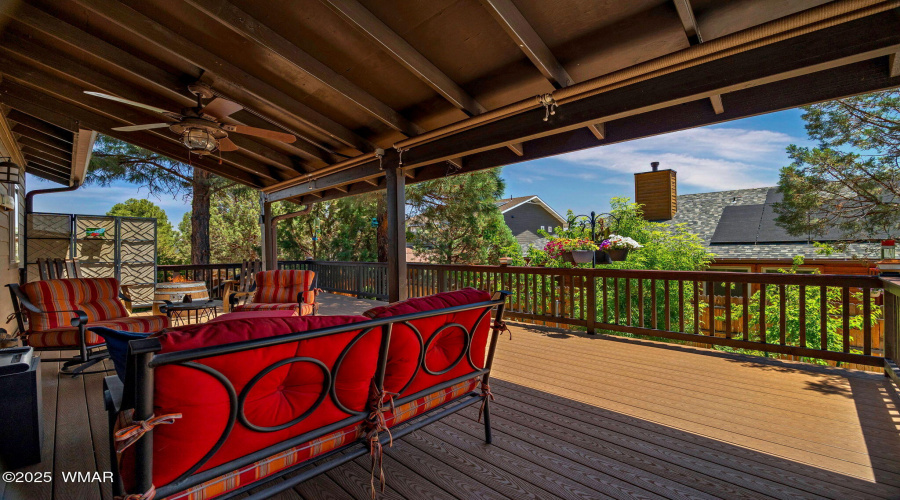 Covered Back Deck