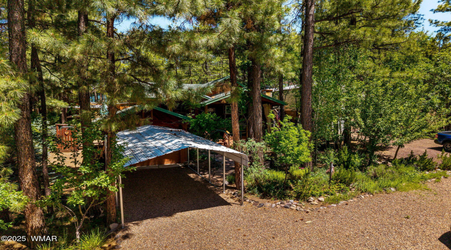 Aerial View of Front of Home