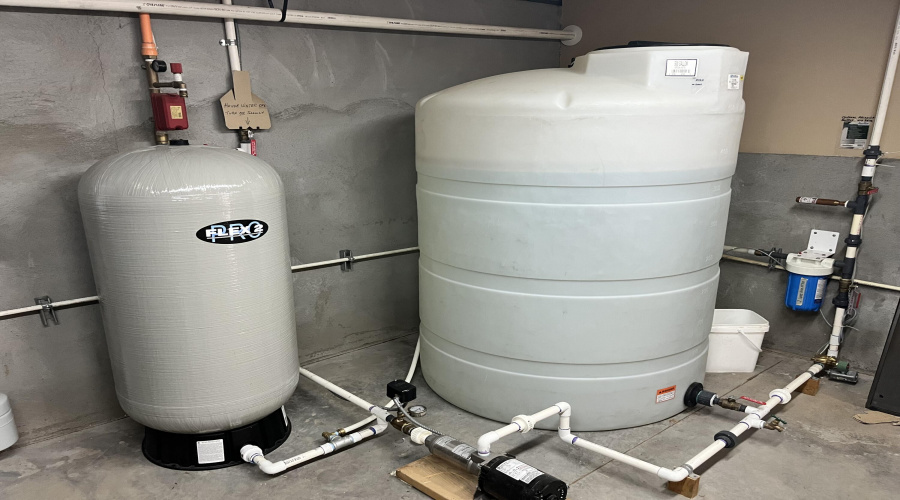 All new pressure and tanks