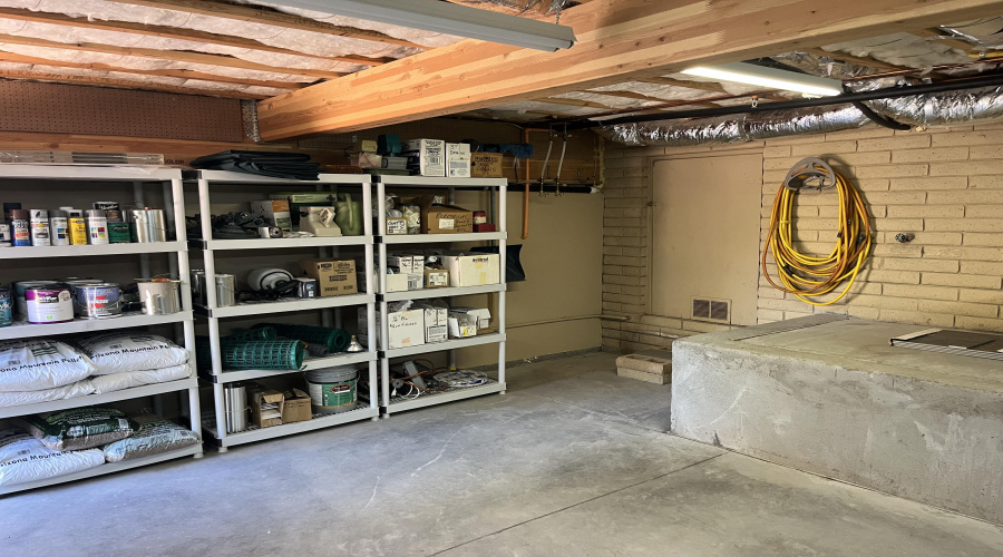 Basement workshop