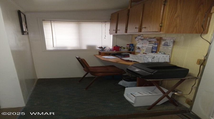 Office space/Future bathroom area