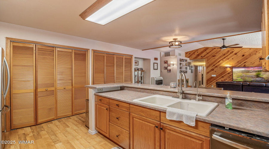 Pantry & Laundry Area in Kitchen