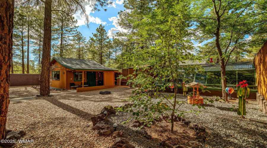 Backyard Showing Detached Suite