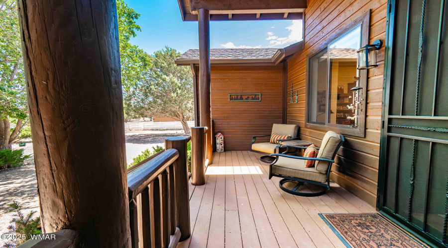 Covered front porch