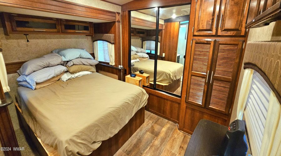Primary Bedroom in RV