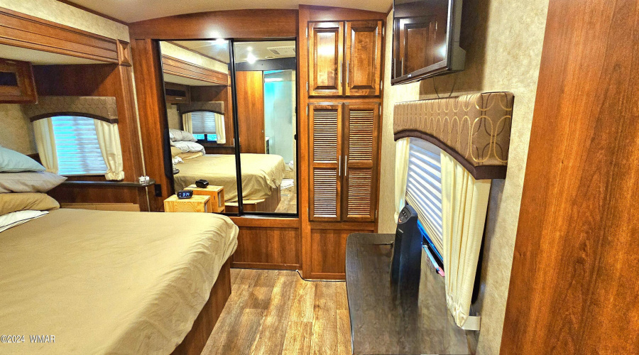 Primary Bedroom in RV
