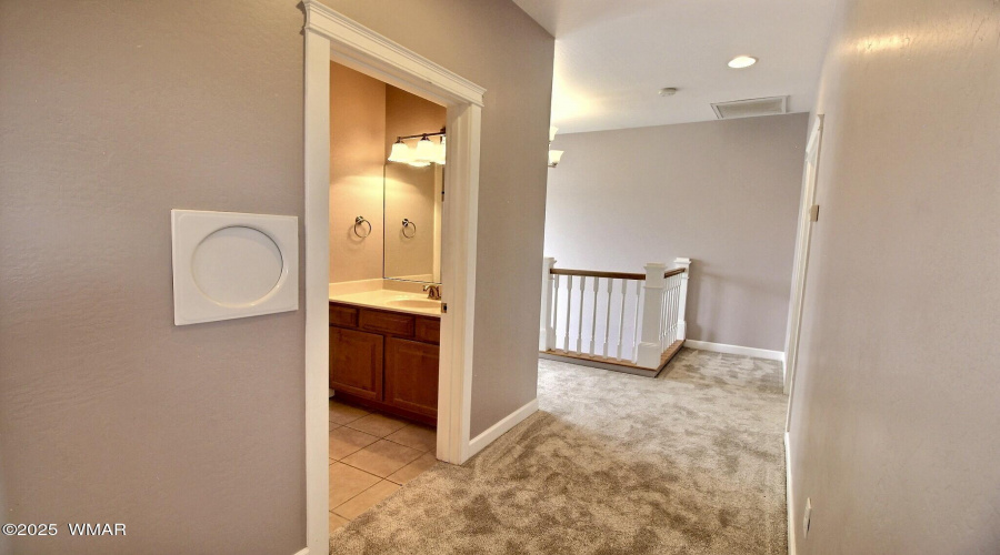 Upstairs Shared Bath & Laundry Chute