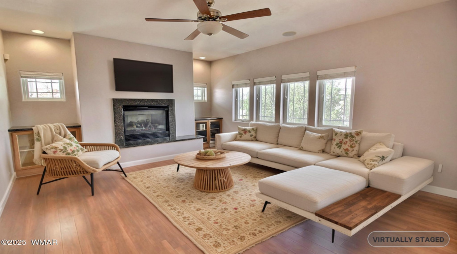 Virtual Staged Living Room