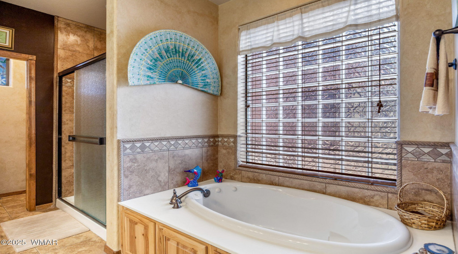 Garden Tub & Walk-in Shower
