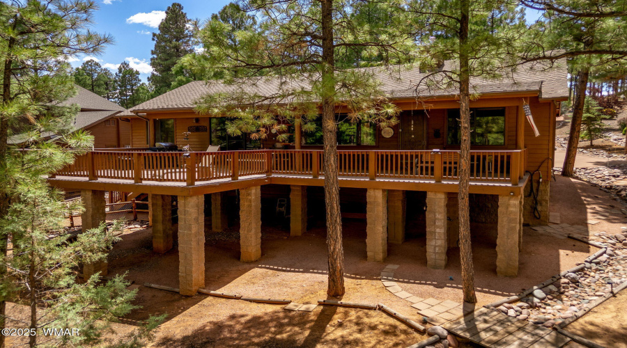 Back View of Home