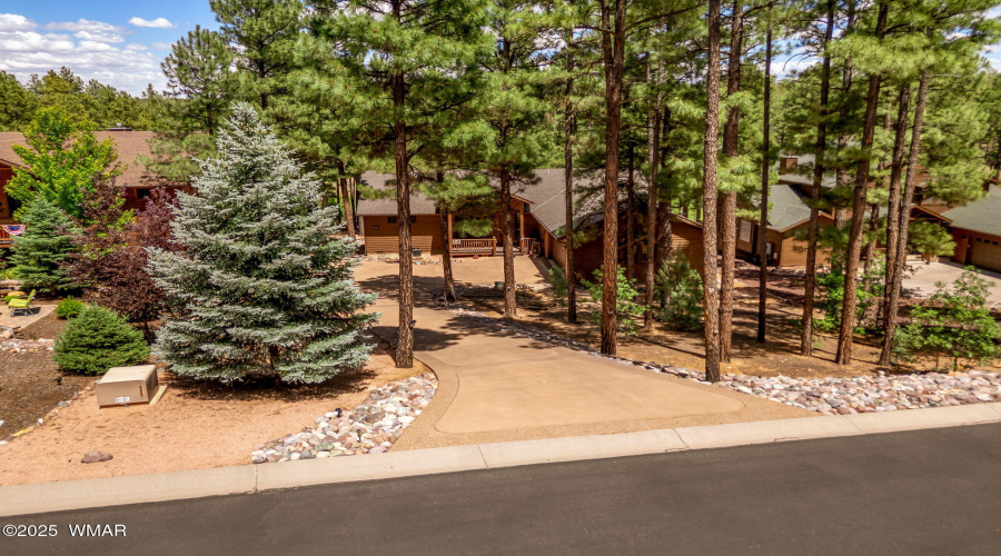 Aerial View of Front of Home