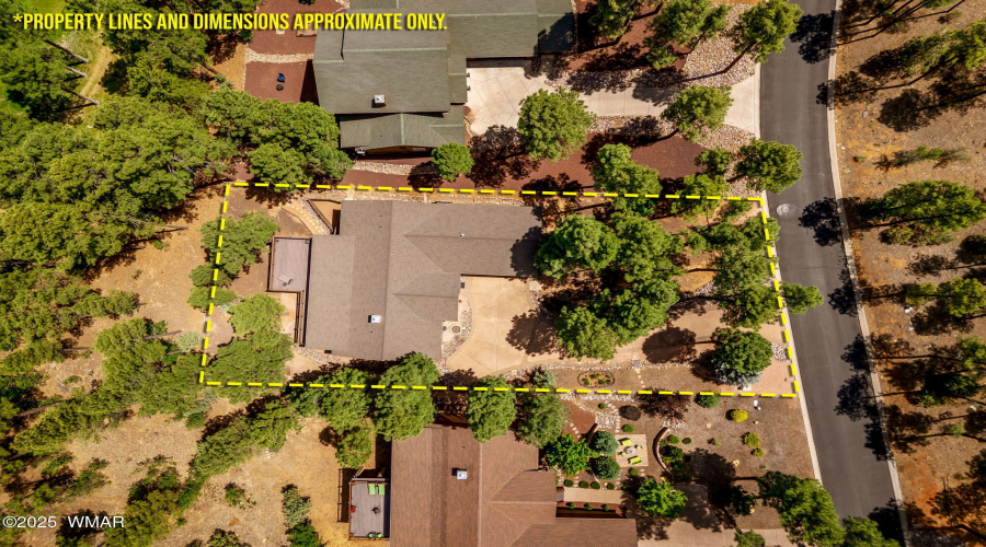 Approximate Lot Lines