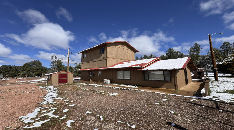 9 - Main home and storage shed