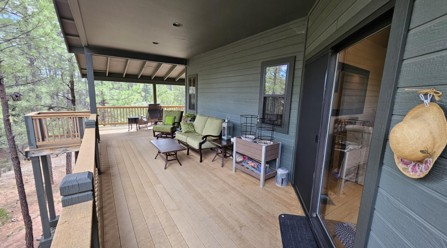 Upstairs deck