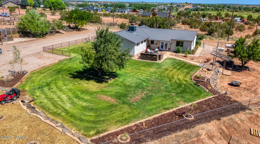 property facing north