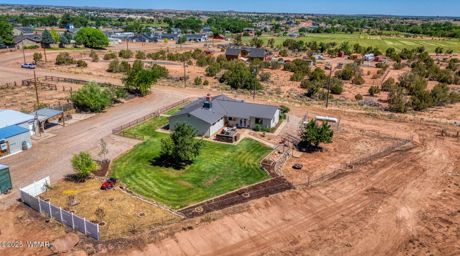 property facing NW