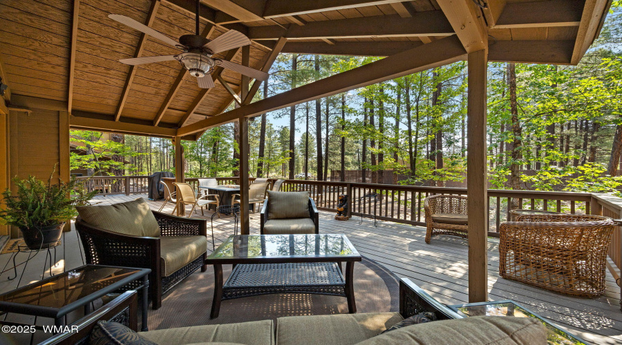 Spacious Back Deck