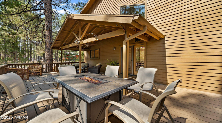 Back Deck with Room for Outdoor Living