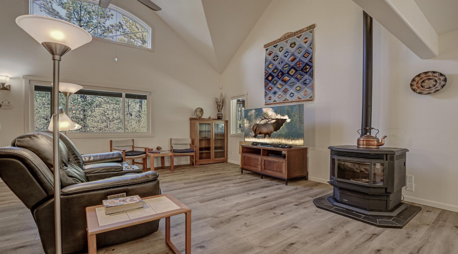 Living Room w Pelletstove