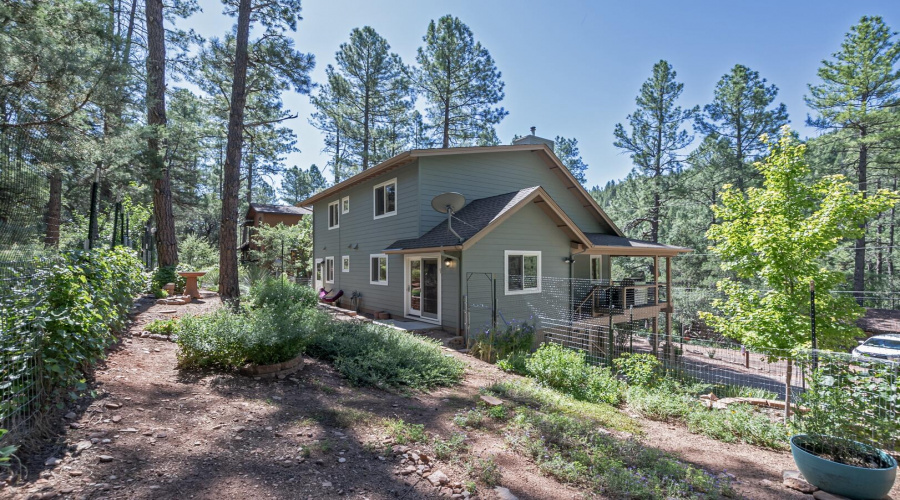 Backyard View of House