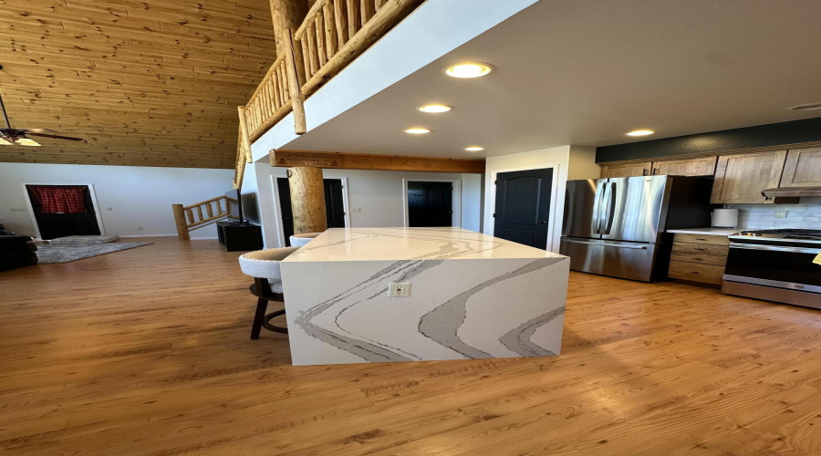 Kitchen island with seats