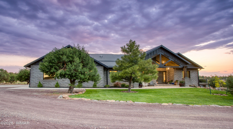 Forest Facing Front Elevation