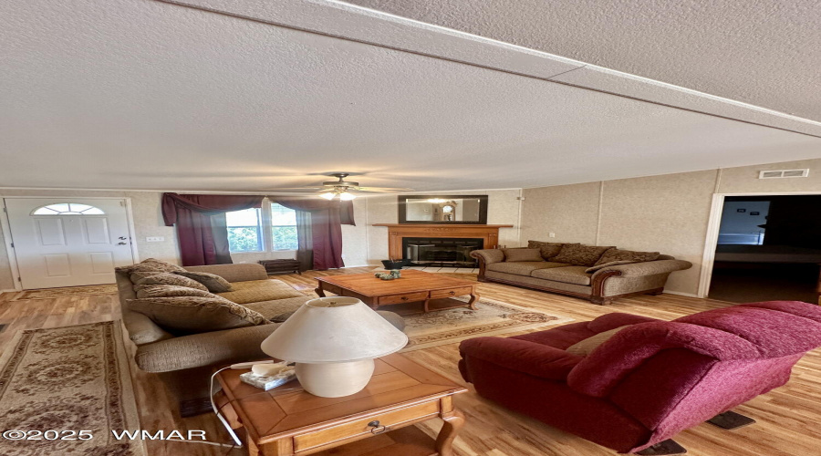 LARGE LR W/ WOOD FIREPLACE