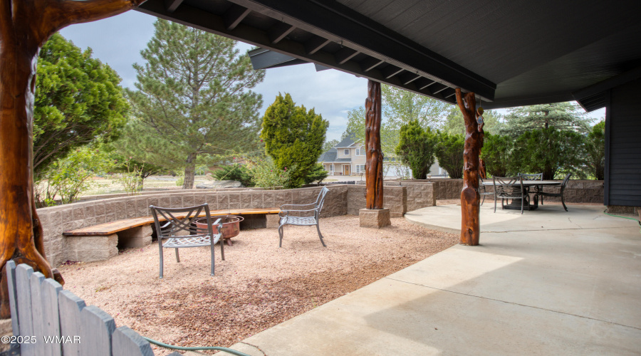 Covered Back Deck