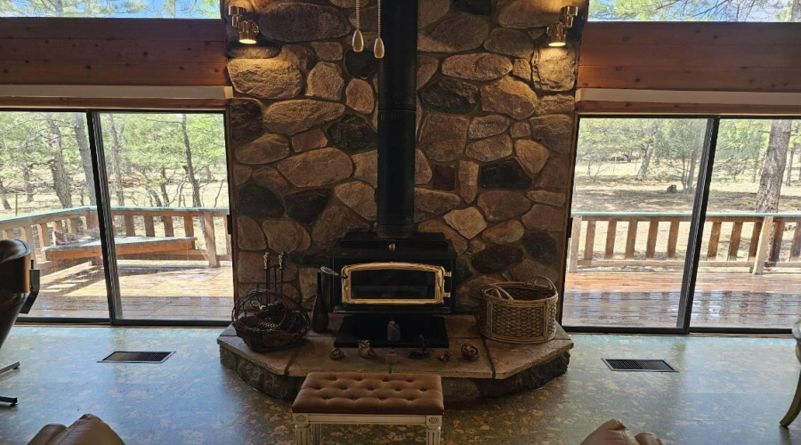 Custom Stone Stove