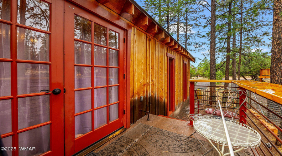 FRENCH DOOR OUT OUT TO SIDE PATIO